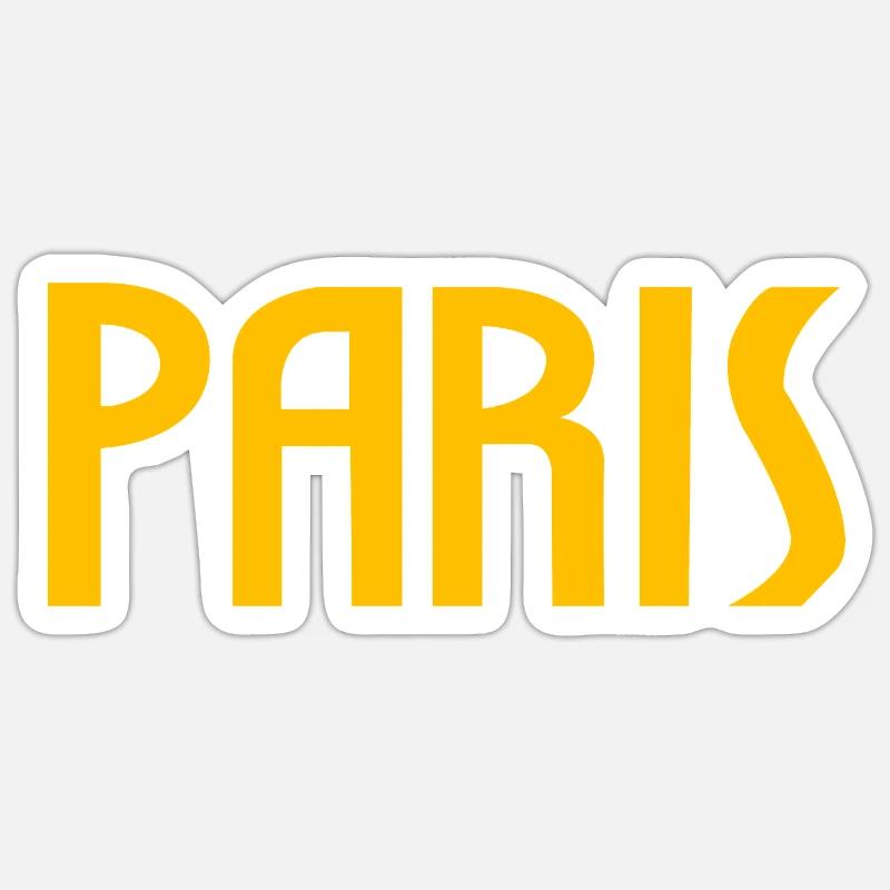 Paris - Sticker taille S (10 x 10 cm) - blanc mat