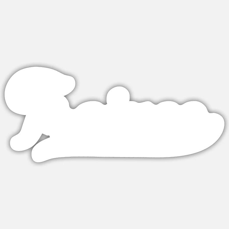 trainee - Sticker size S (10 x 10 cm) - white matte