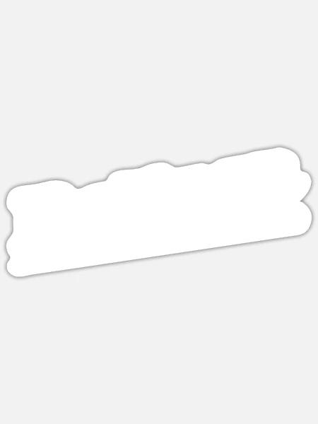 Bottrop - Textdesign mit Stadtnamen - Sticker Größe S (10 x 10 cm) - Mattweiß