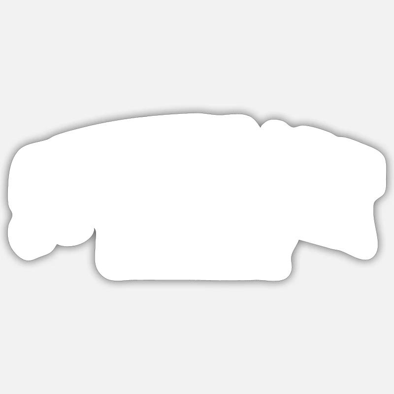 Stuttgart - Sticker Größe S (10 x 10 cm) - Mattweiß