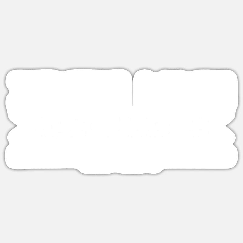 Sarkasmus Spruch Sarkastisch Geschenk - Sticker Größe S (10 x 10 cm) - Mattweiß