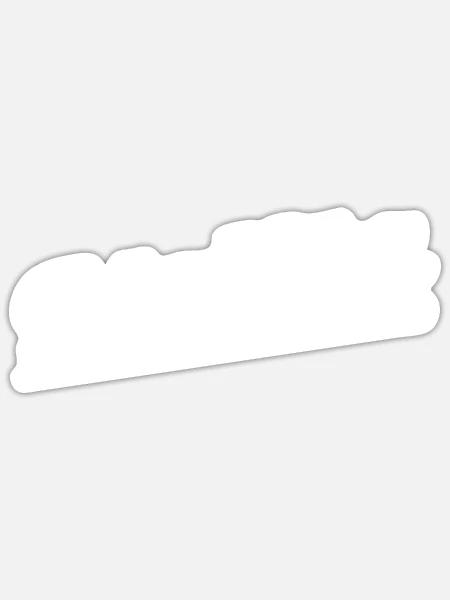 Görlitz - Textdesign mit Stadtnamen - Sticker Größe S (10 x 10 cm) - Mattweiß