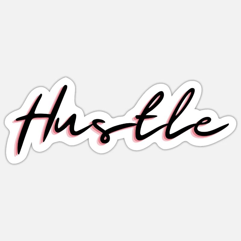 Hustle Sticker Größe S (10 x 10 cm)