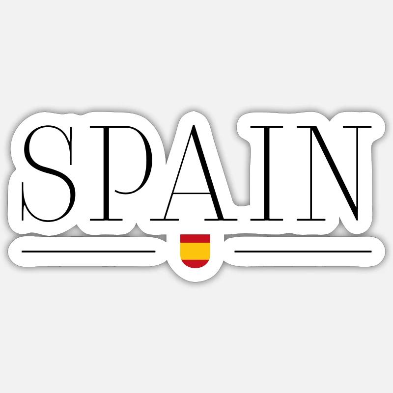 Spagna Sticker formato S (10 x 10 cm)