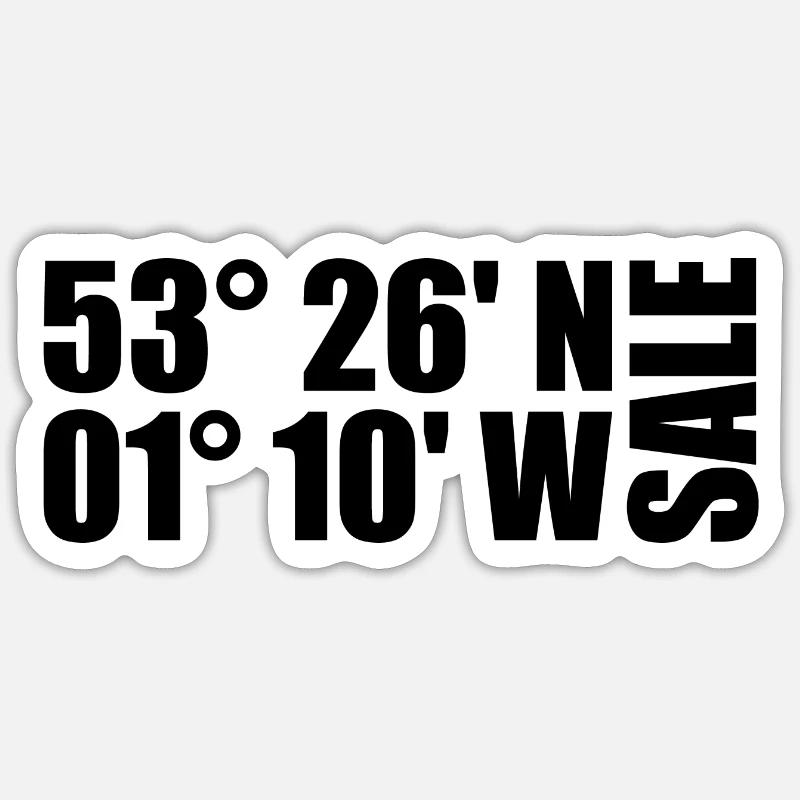 Coordonnées de vente Sticker taille S (10 x 10 cm)