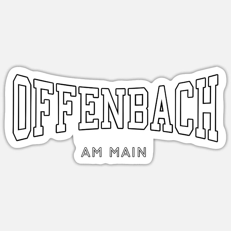 Offenbach am Main Sticker Größe S (10 x 10 cm)