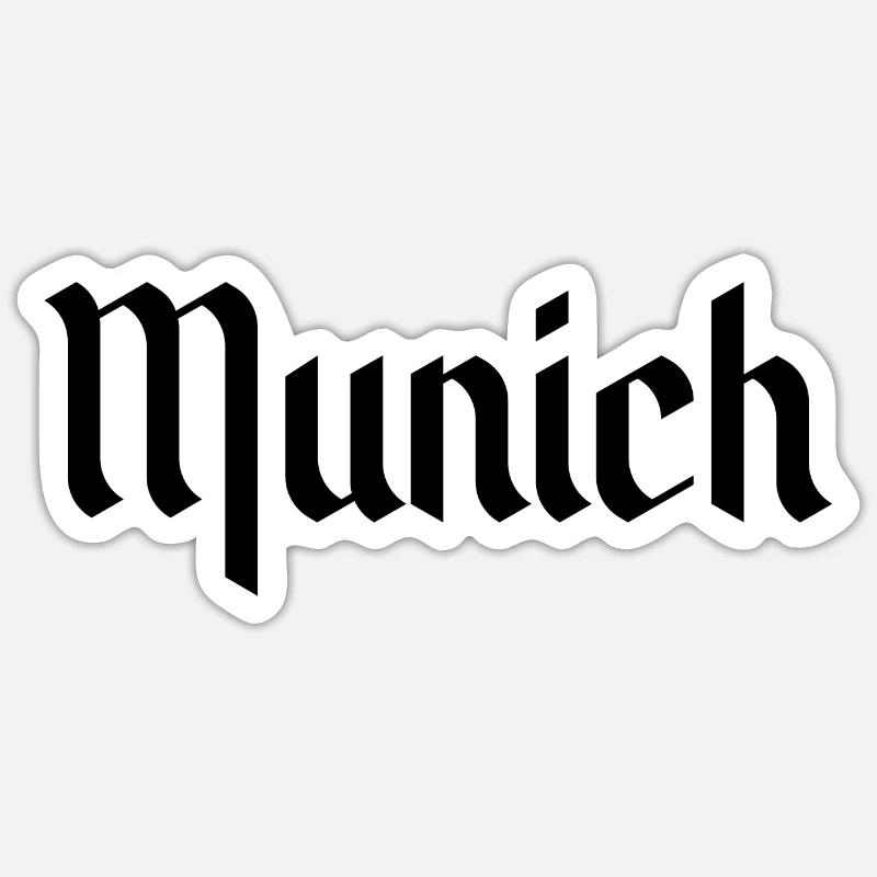 Munich Sticker size S (10 x 10 cm)
