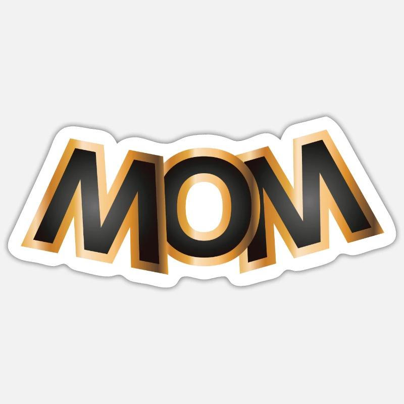 Goldene Mutter Sticker Größe S (10 x 10 cm)