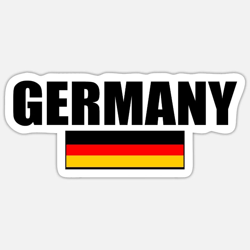 Germany Sticker taille S (10 x 10 cm)