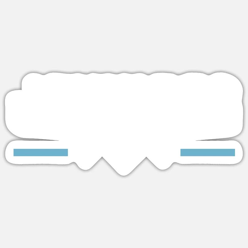 Jennifer - Sticker taille S (10 x 10 cm) - blanc mat