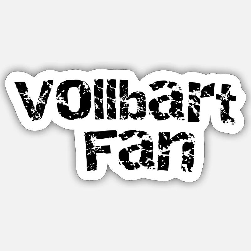 Full beard fan Sticker size S (10 x 10 cm)