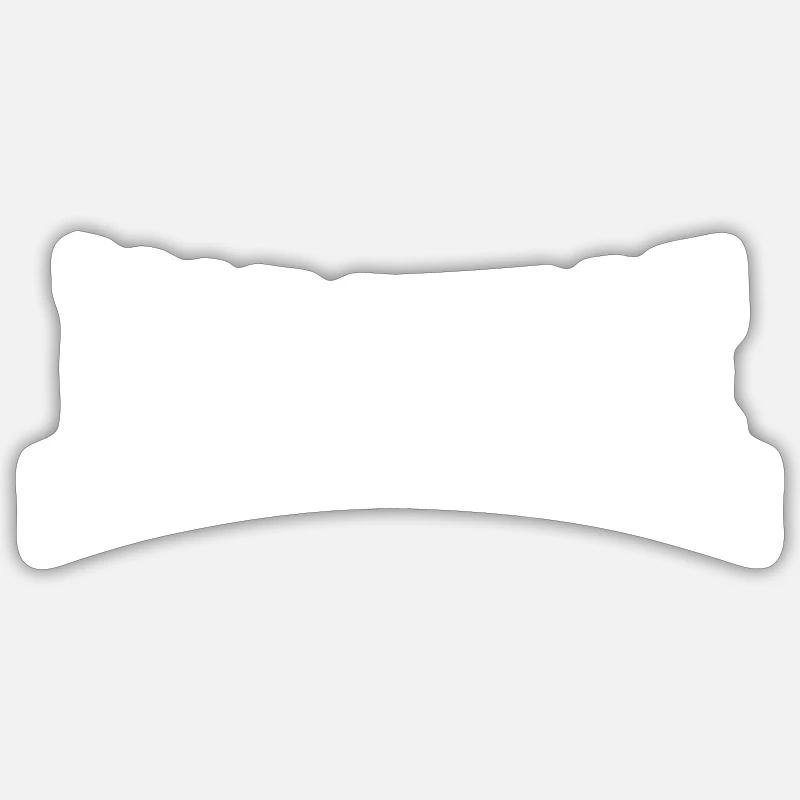 Marseille - Sticker Größe S (10 x 10 cm) - Mattweiß