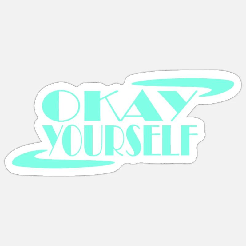 D’accord vous-même Sticker taille S (10 x 10 cm)