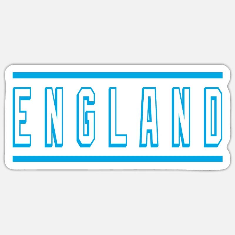 England - Sticker size S (10 x 10 cm) - white matte