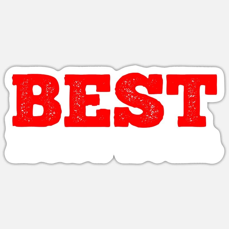 Best Host Ever 9 - Sticker Größe S (10 x 10 cm) - Mattweiß