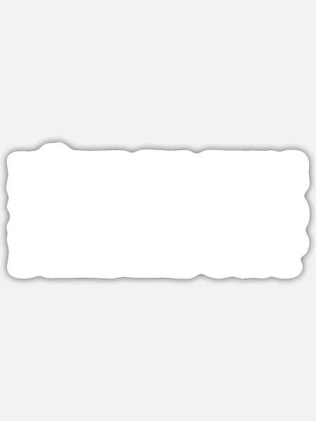 Fünf zu Eins - Sticker Größe S (10 x 10 cm) - Mattweiß