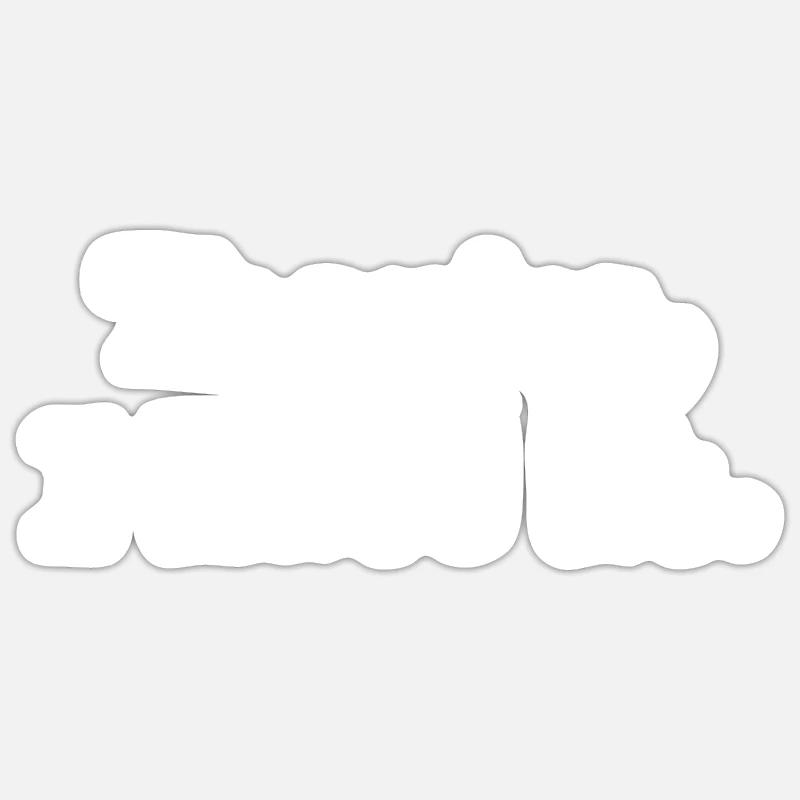 Thanks I hate it Sticker size S (10 x 10 cm)