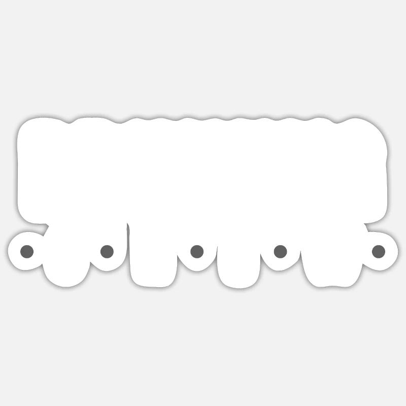 Équipage de consommation d’alcool - Sticker taille S (10 x 10 cm) - blanc mat