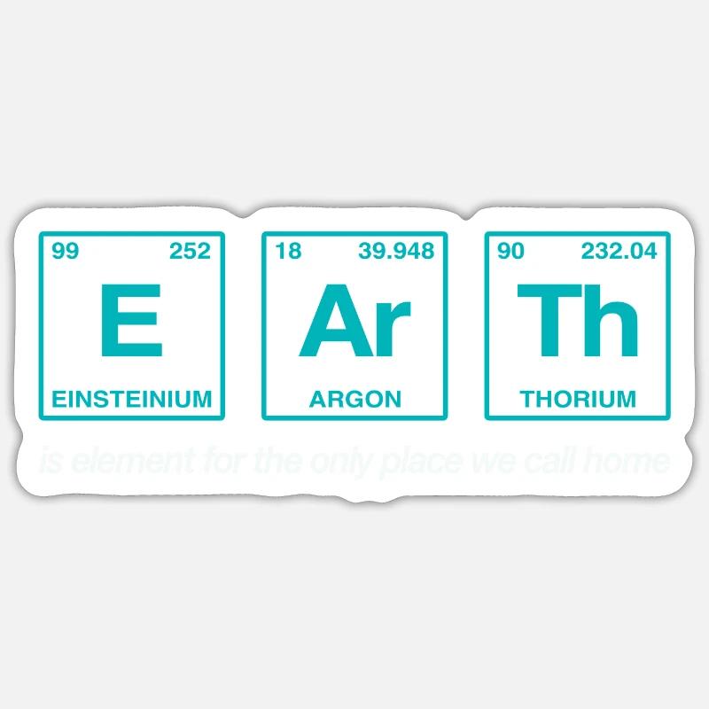 TERRE - avec des éléments du système persiode Sticker taille S (10 x 10 cm)