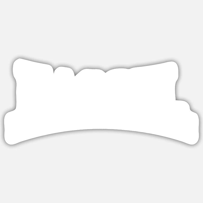 Kassel - Sticker size S (10 x 10 cm) - white matte