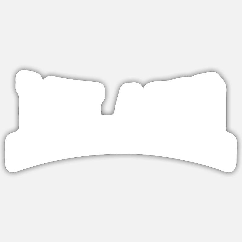 Milan - Sticker size S (10 x 10 cm) - white matte