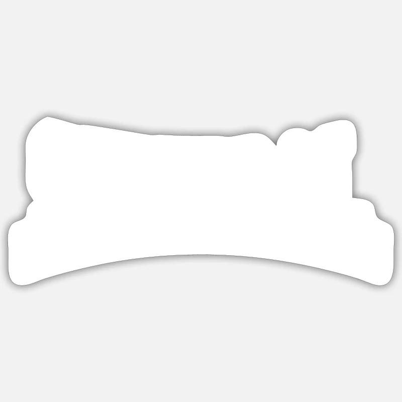 Sénégal - Sticker taille S (10 x 10 cm) - blanc mat
