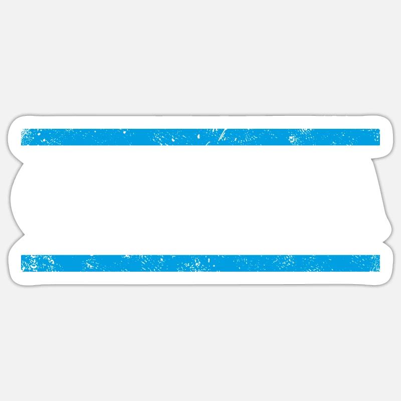 Genova - Sticker taille S (10 x 10 cm) - blanc mat