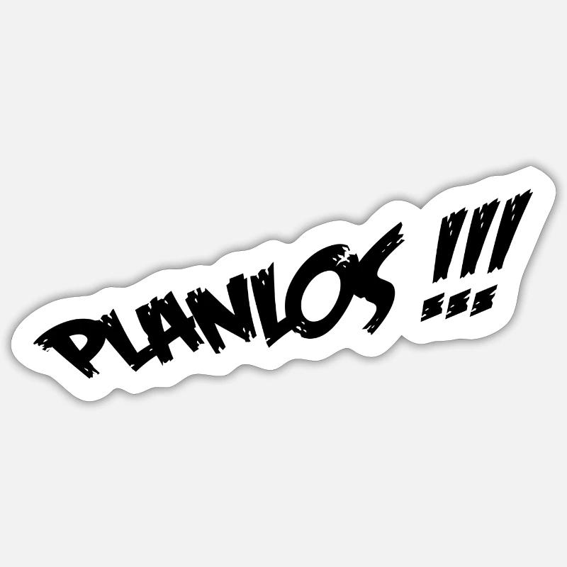 Sans but - Sticker taille S (10 x 10 cm) - blanc mat