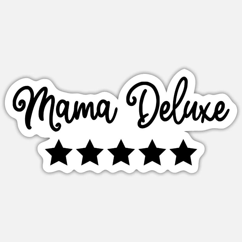 Lustiges Mutter Geschenk Mom Muttertag Sticker Größe S (10 x 10 cm)