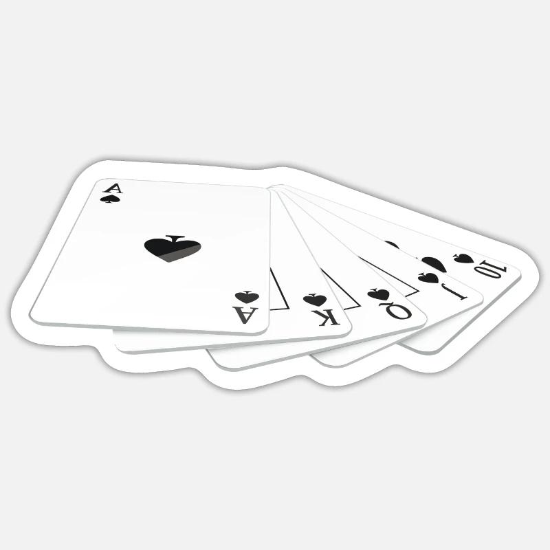 boardgame chess backgammon game night - Sticker Größe S (10 x 10 cm) - Mattweiß