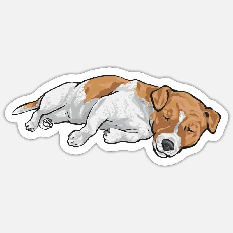 Jack Russell Terrier - Sticker size S (10 x 10 cm) - white matte