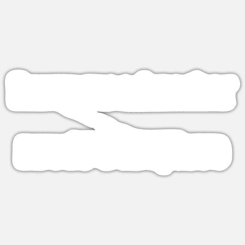 present forestry lumberman Sticker size S (10 x 10 cm)