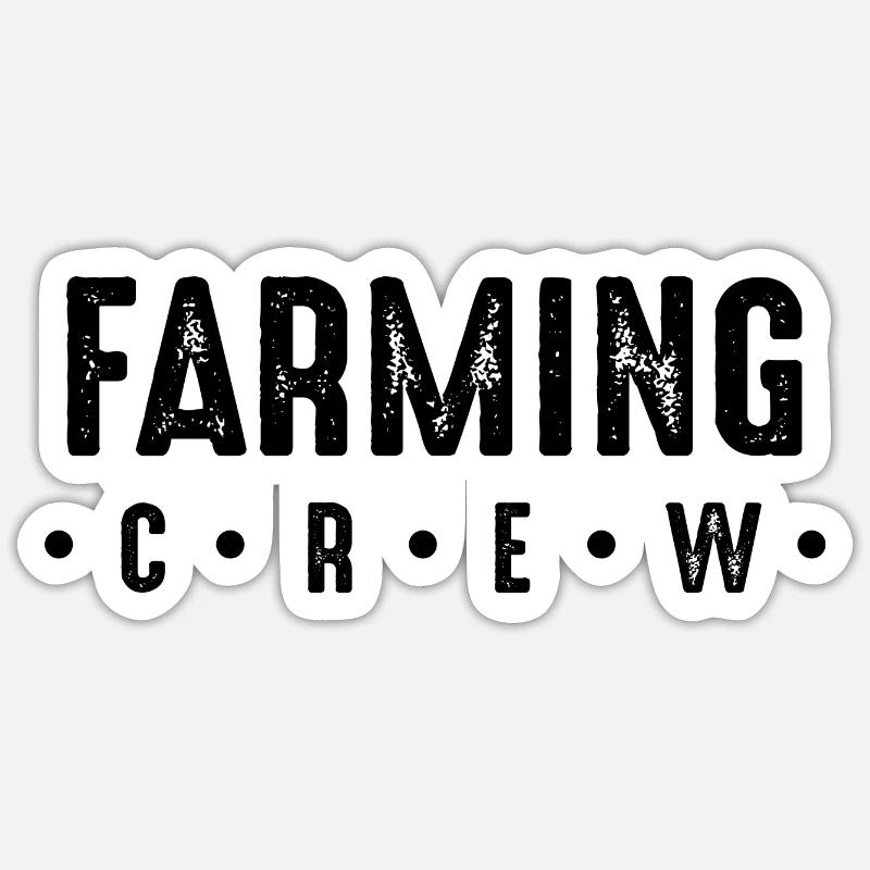 Farming Crew Sticker Größe S (10 x 10 cm)