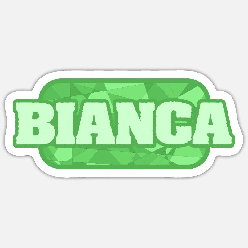 Bio Bianca Sticker Größe S (10 x 10 cm)