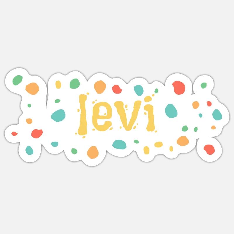 Gift for levi Sticker size S (10 x 10 cm)