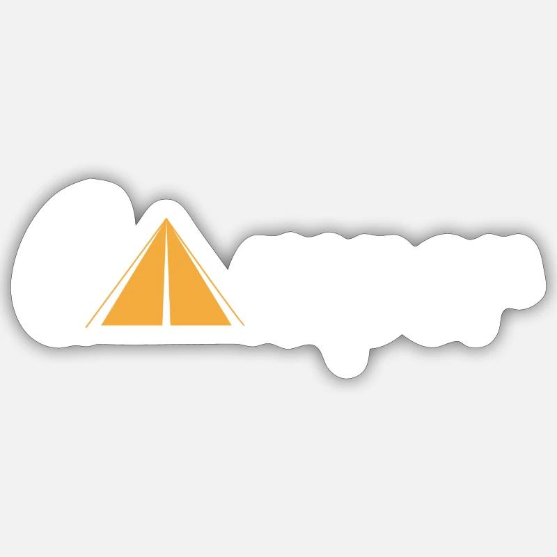 Camper - Sticker size S (10 x 10 cm) - white matte
