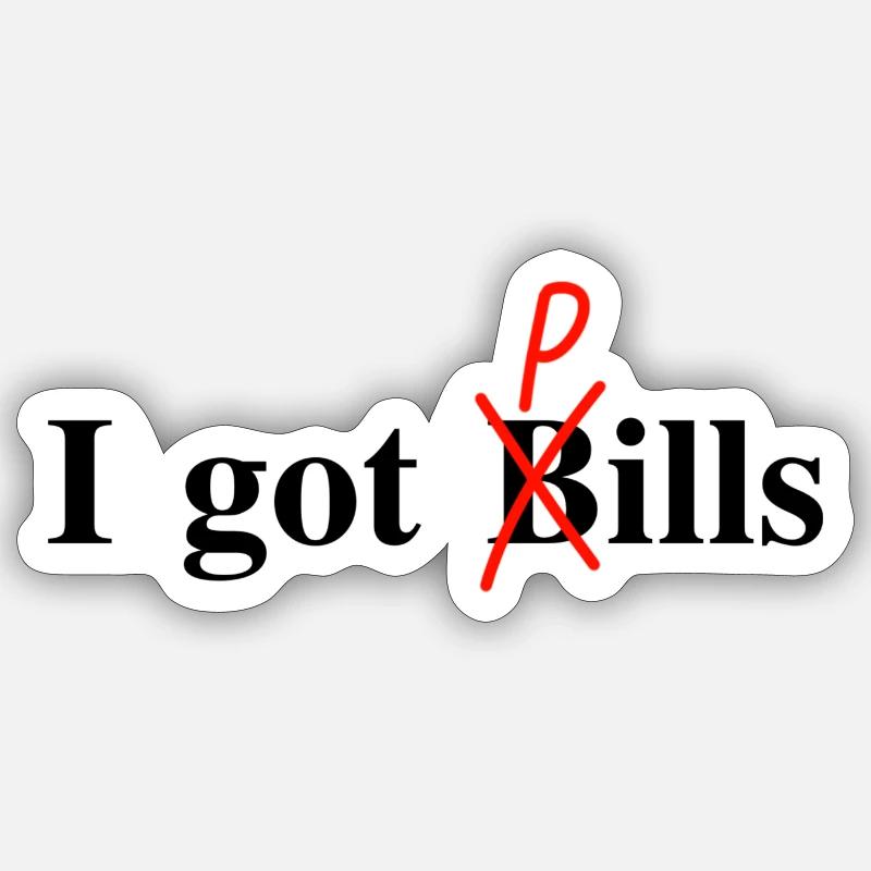 I got Pills - Sticker size S (10 x 10 cm) - white matte