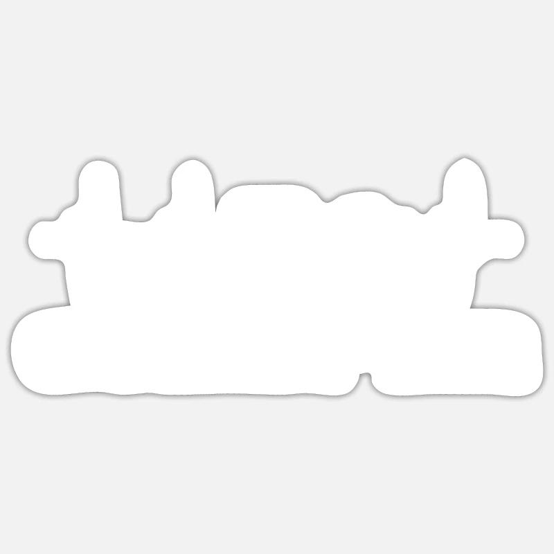 camping - Sticker Größe S (10 x 10 cm) - Mattweiß