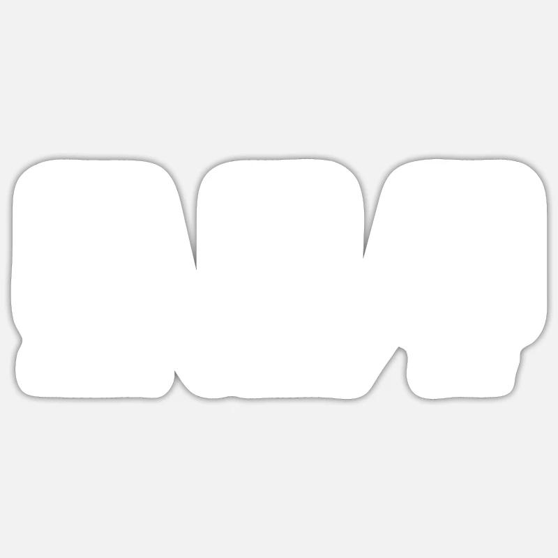 Le matin, le soir et la boxe - Sticker taille S (10 x 10 cm)