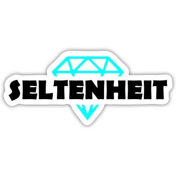 Seltenheit Unikat - Sticker Größe S (10 x 10 cm) - Mattweiß - Vorne