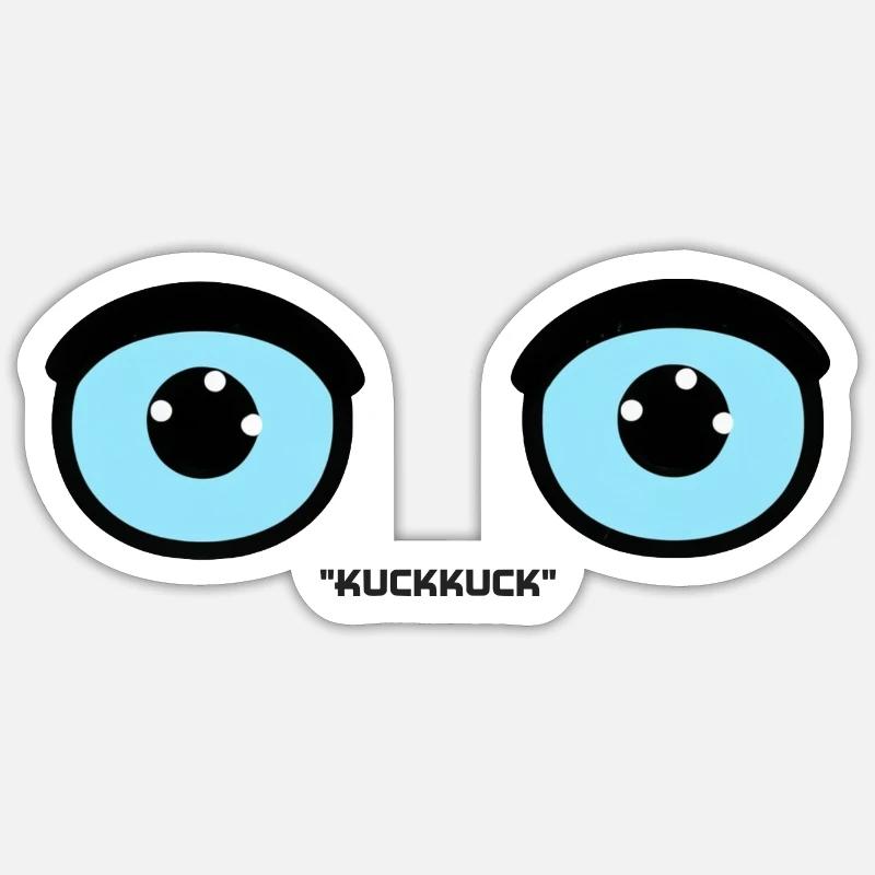 "KUCKKUCK" Sticker Größe S (10 x 10 cm)