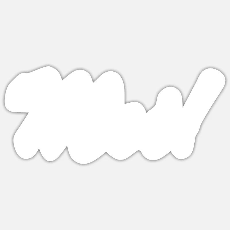 Moi Donker Sticker size S (10 x 10 cm)