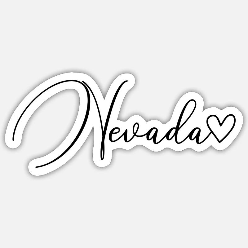 Nevada Scripture Sticker size S (10 x 10 cm)