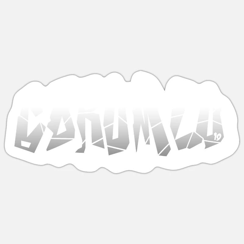 Çorumlu - Sticker taille S (10 x 10 cm) - blanc mat