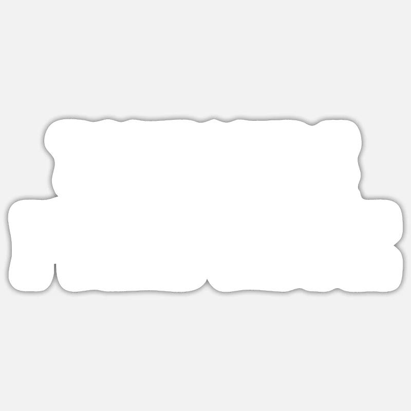 toujours parfaite - Sticker taille S (10 x 10 cm) - blanc mat