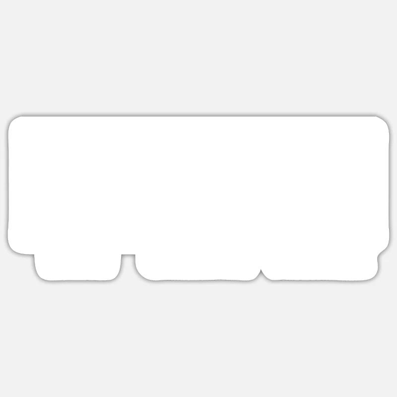 Pinguin - Sticker Größe S (10 x 10 cm) - Mattweiß