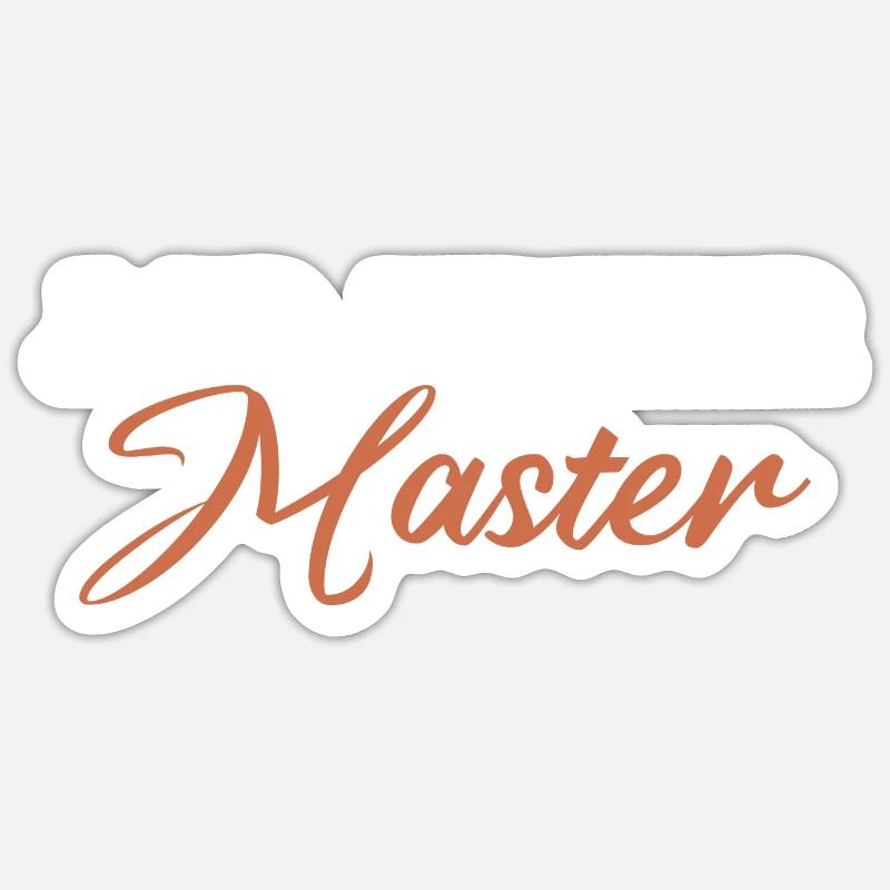 Heißluftfritteuse Master Culinary Crafts - Sticker Größe S (10 x 10 cm) - Mattweiß
