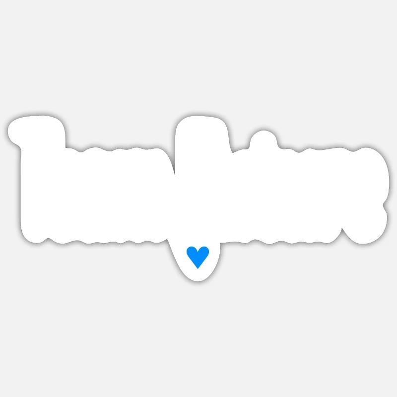 Zukunft, Optimismus, Team Future, Partnerlook - Sticker Größe S (10 x 10 cm) - Mattweiß