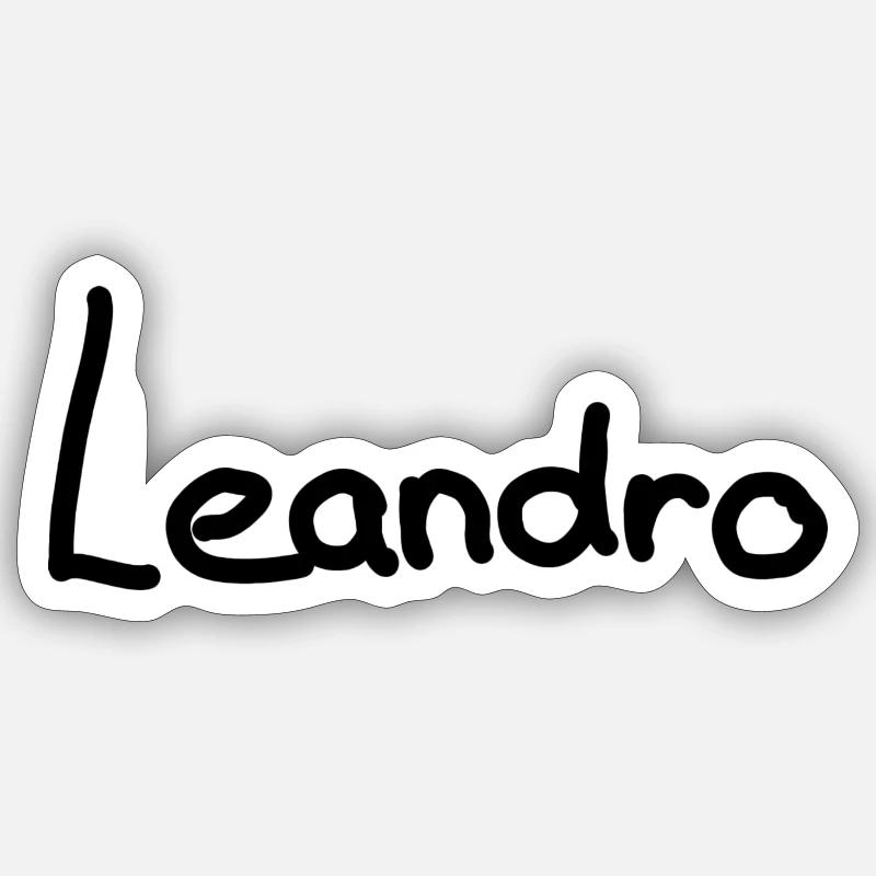 Leandro Sticker Größe S (10 x 10 cm)