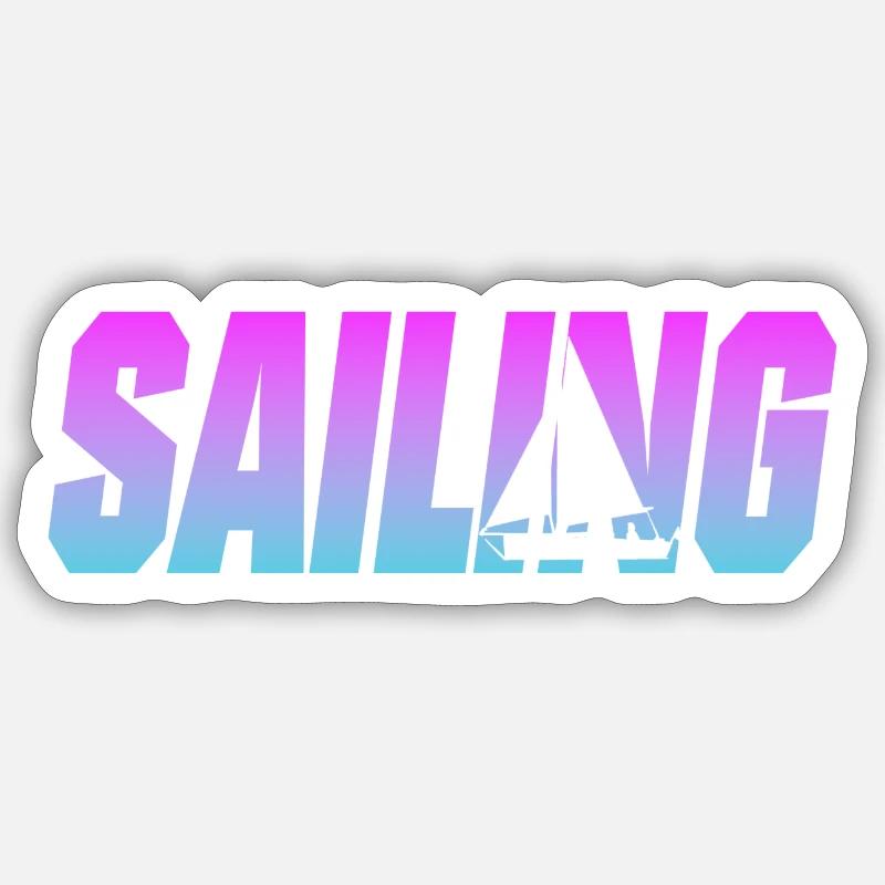 sailing Sticker Größe S (10 x 10 cm)